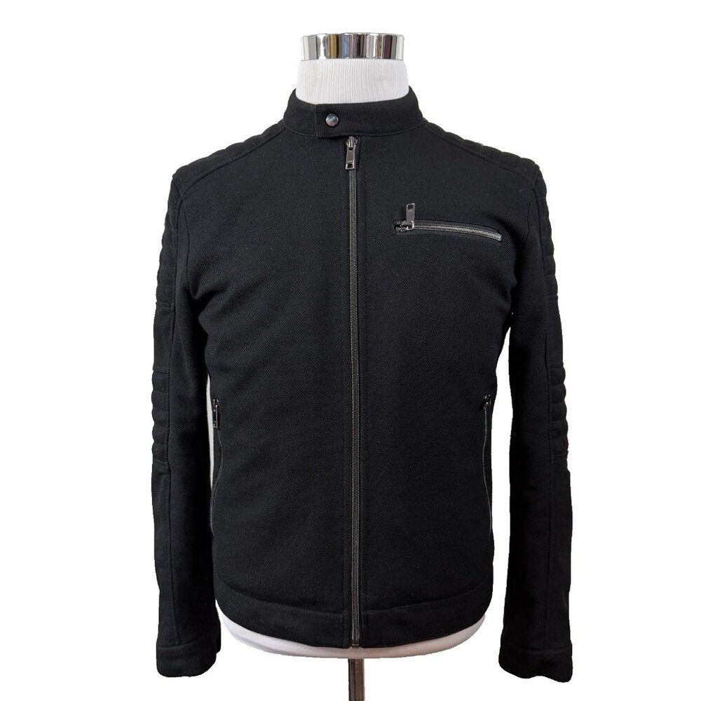 Zara Black Bomber Jacket